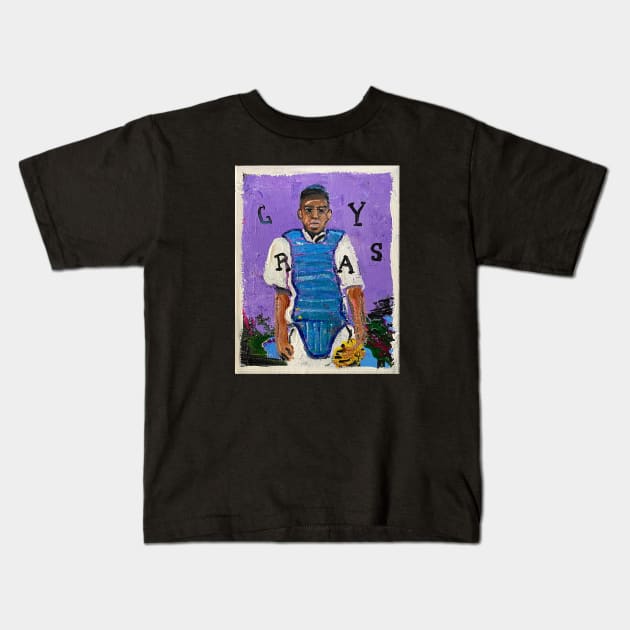 Josh Gibson Kids T-Shirt by ElSantosWorld